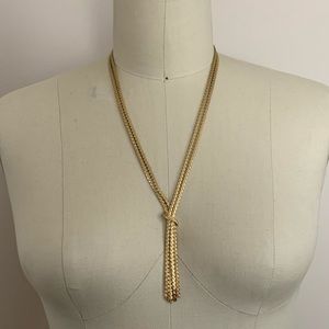 Goldette NY Tassel Necklace
